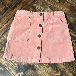 Size 6/6x Osh Kosh super cute pink corduroy skirt NWOT
